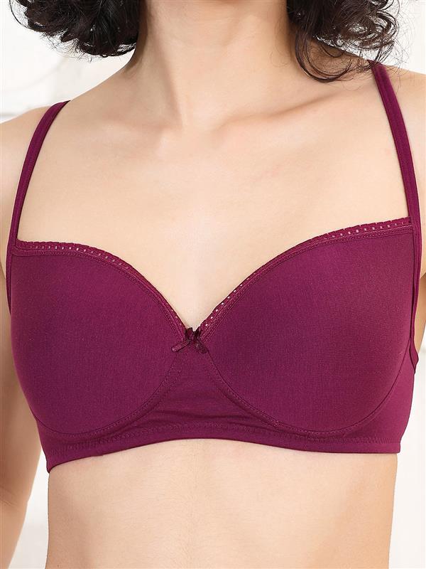 revoue balconette padded medium coverage wirefree bra