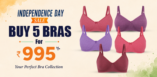 Revoue Independence Day Sale: Get 5 Bras for Just ₹995