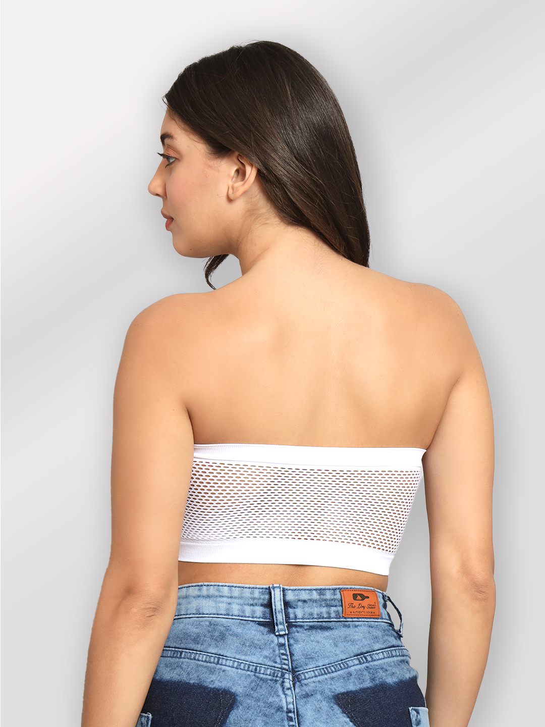 revoue wirefree strapless nylon elastane full coverage tube bra
