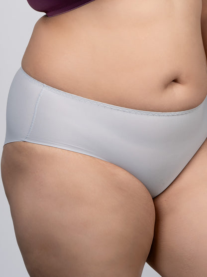 revoue wine balconette padded medium coverage wirefree bra and grey seamless hipster panty combo