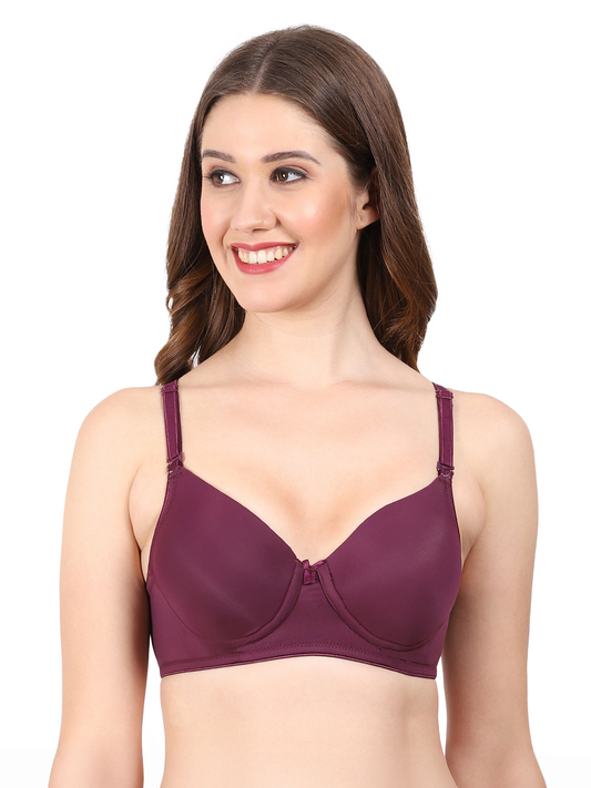 revoue air soft full coverage padded wirefree full coverage t-shirt bra