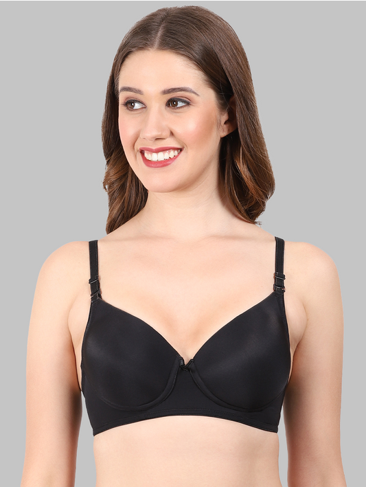 revoue premium padded wirefree full coverage t-shirt bra