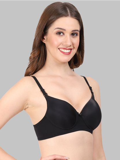 revoue premium padded wirefree full coverage t-shirt bra