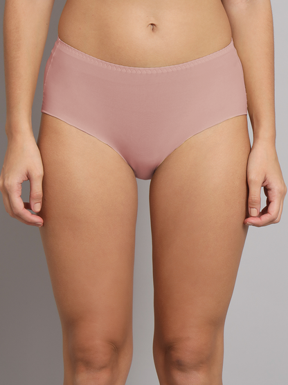 revoue invisible panty line seamless laser cut medium rise full coverage hipster panty