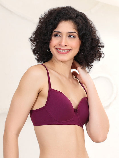 revoue balconette padded medium coverage wirefree bra