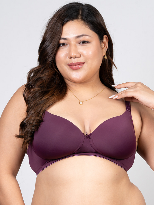revoue air soft full coverage padded wirefree full coverage t-shirt bra