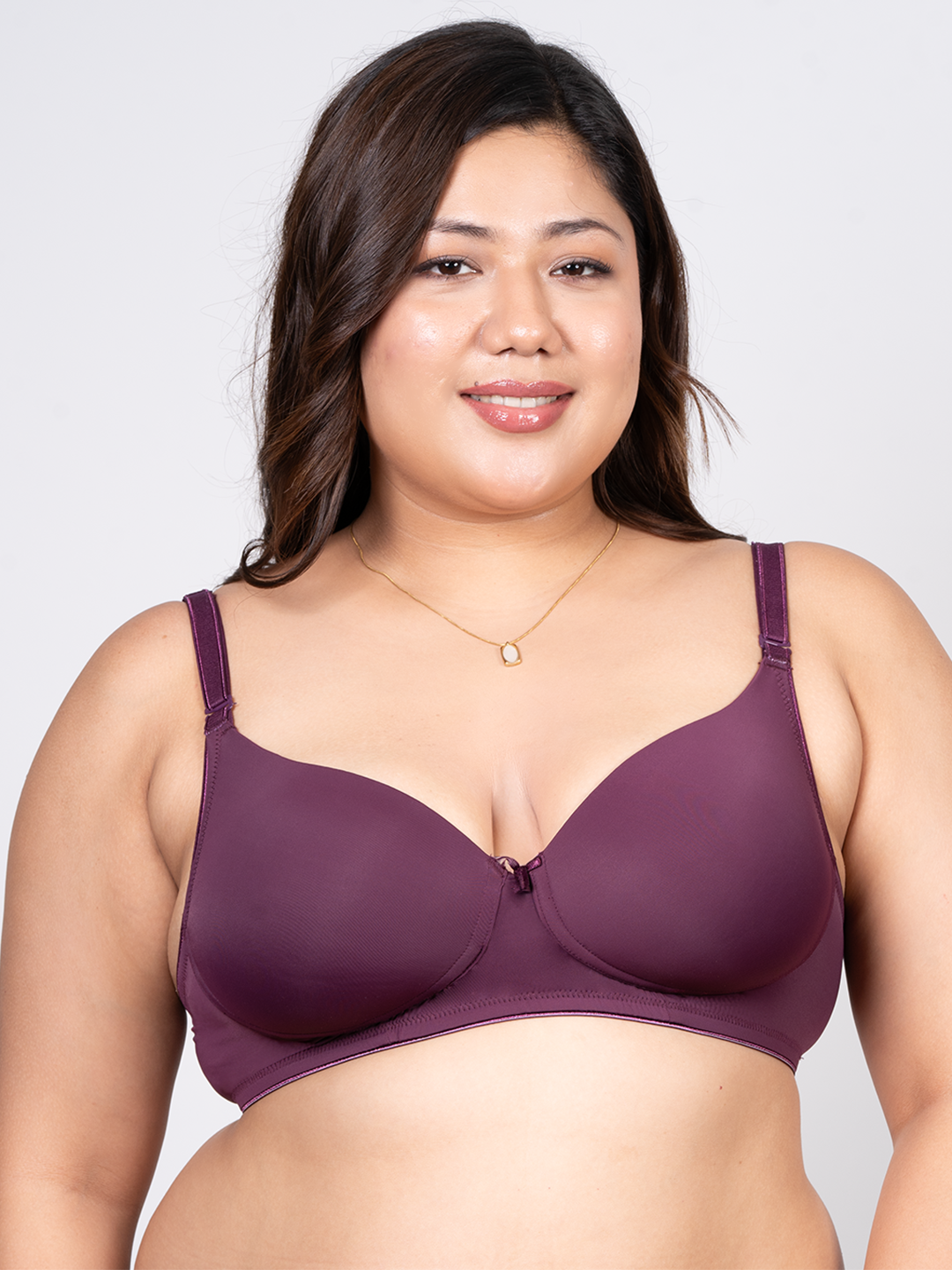revoue premium padded wirefree full coverage t-shirt bra