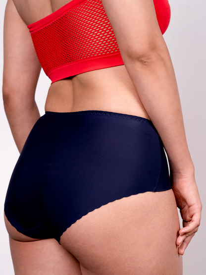 revoue invisible panty line seamless laser cut medium rise full coverage hipster panty