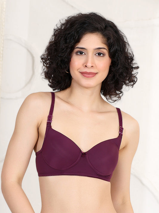 revoue air soft full coverage padded wirefree full coverage t-shirt bra