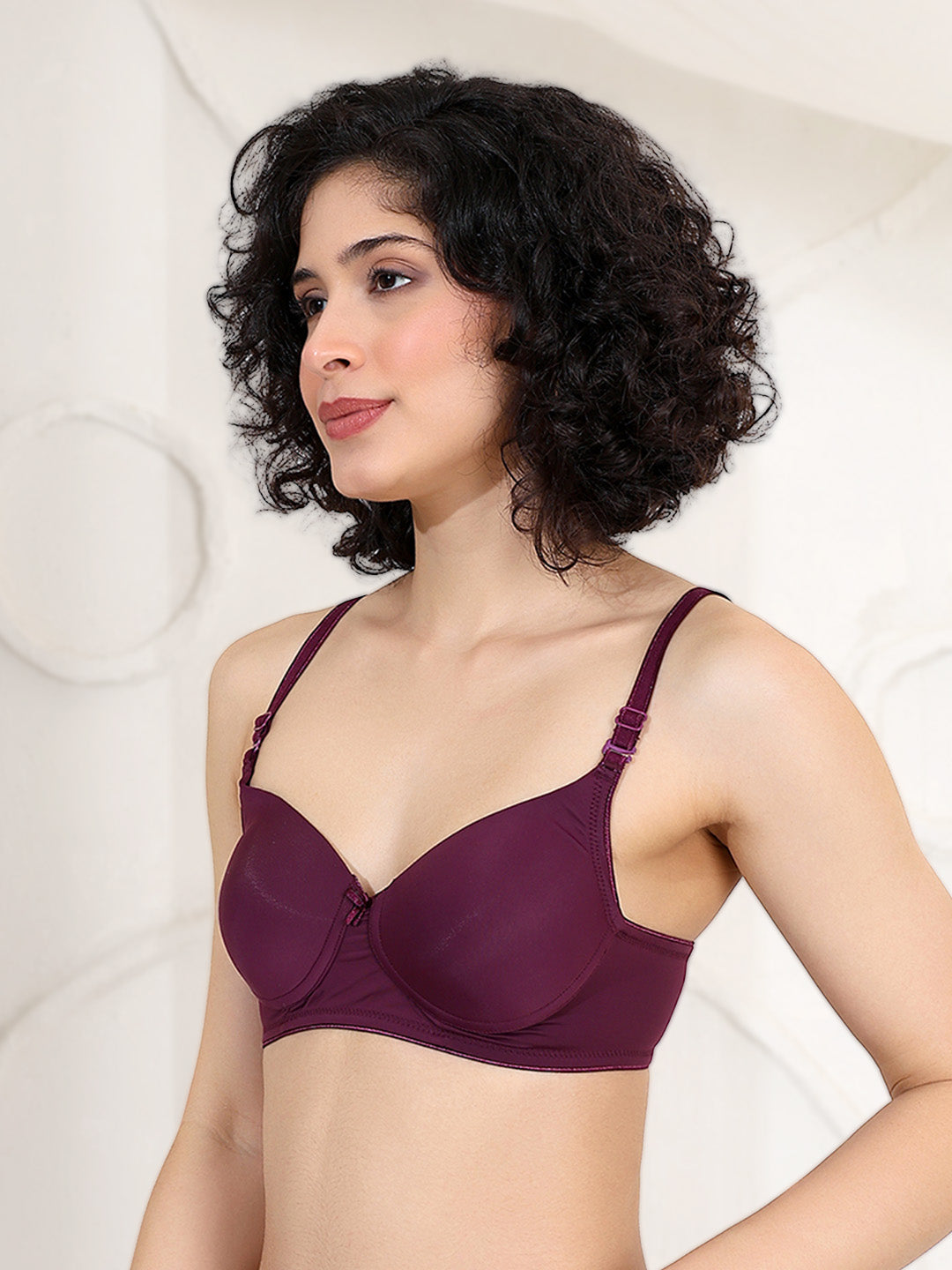 revoue air soft full coverage padded wirefree full coverage t-shirt bra