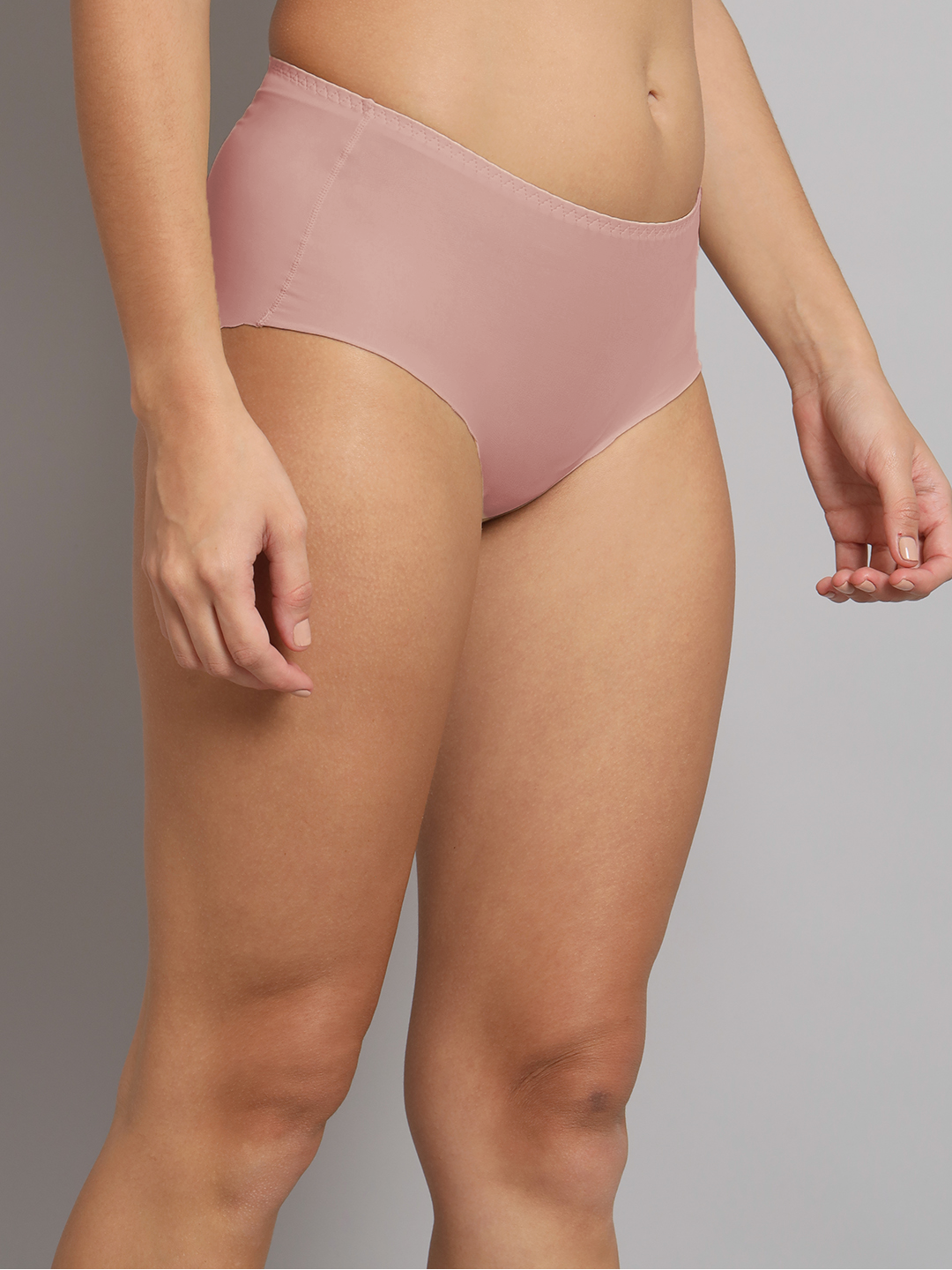revoue invisible panty line seamless laser cut medium rise full coverage hipster panty