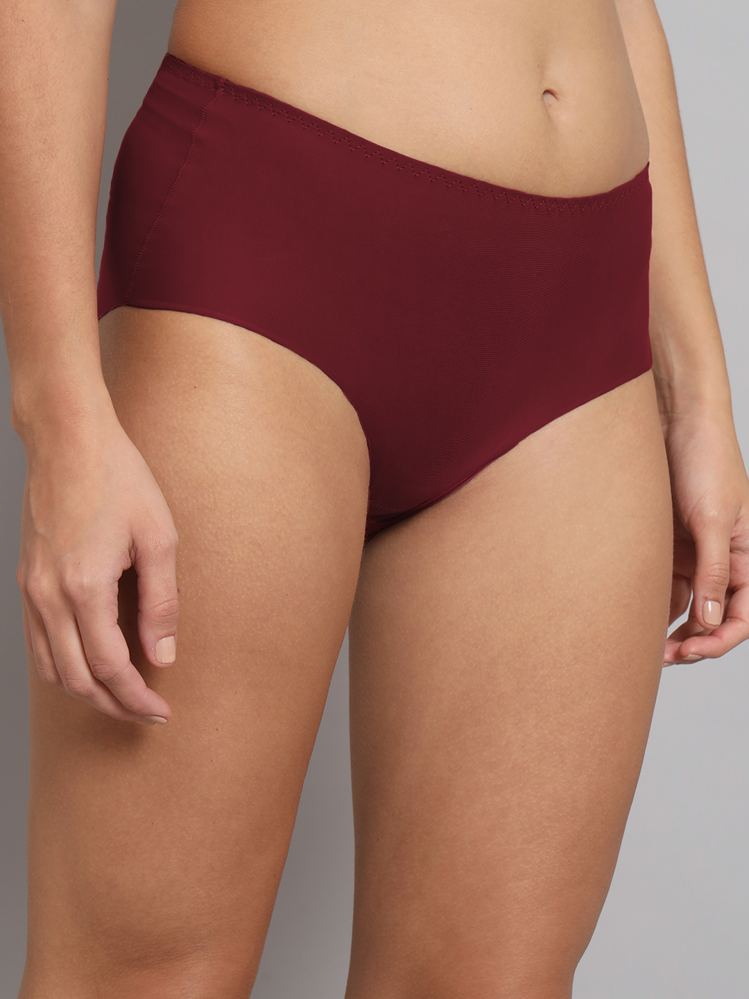 revoue invisible panty line seamless laser cut medium rise full coverage hipster panty