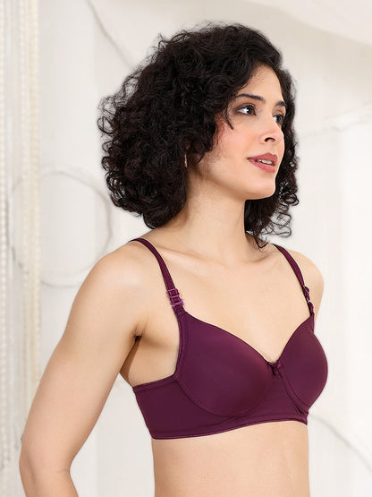 revoue air soft full coverage padded wirefree full coverage t-shirt bra