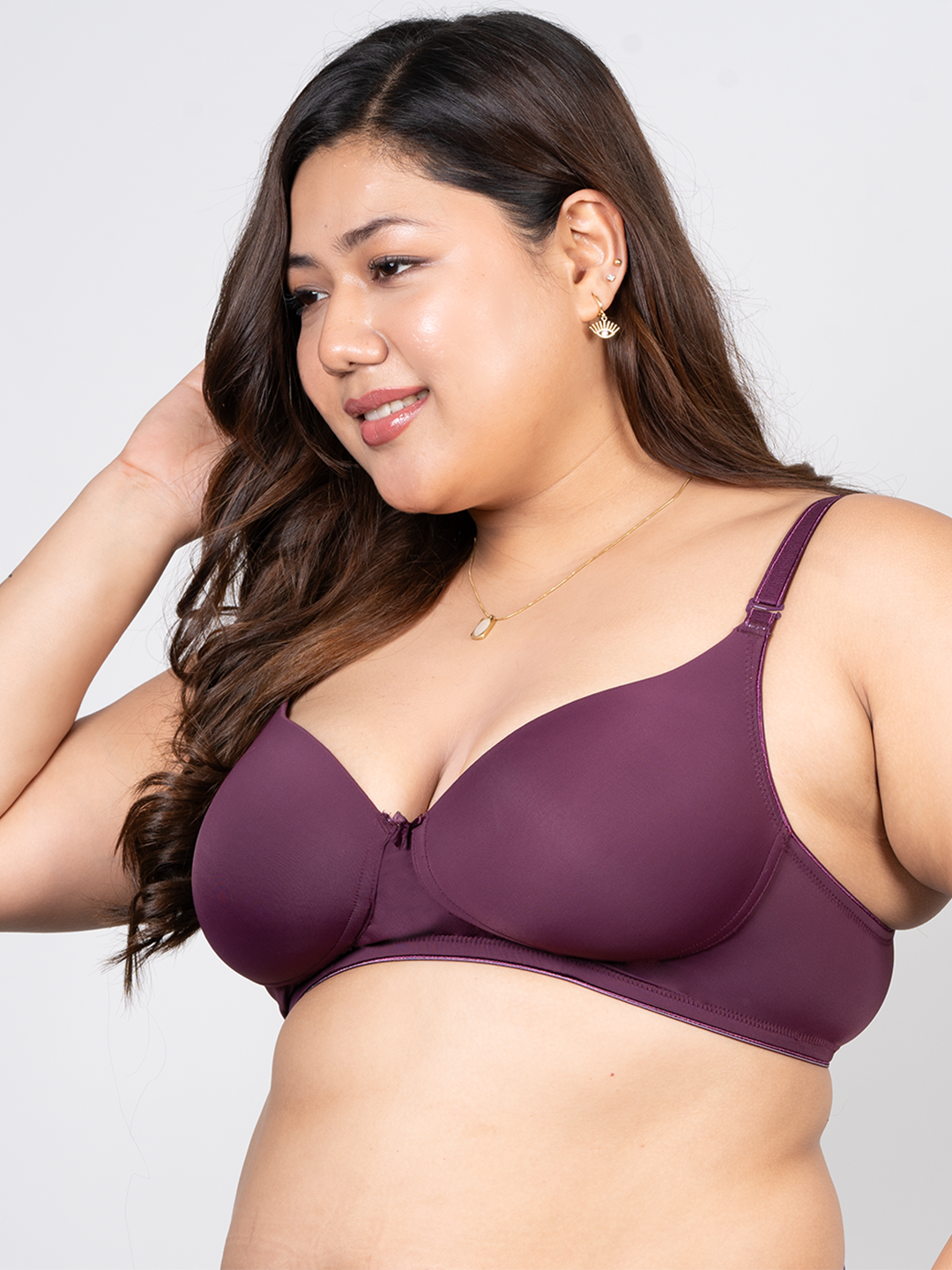 revoue premium padded wirefree full coverage t-shirt bra