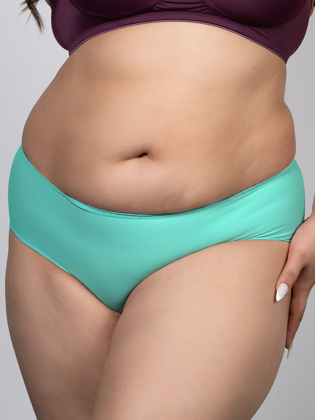 revoue invisible panty line seamless laser cut medium rise full coverage hipster panty