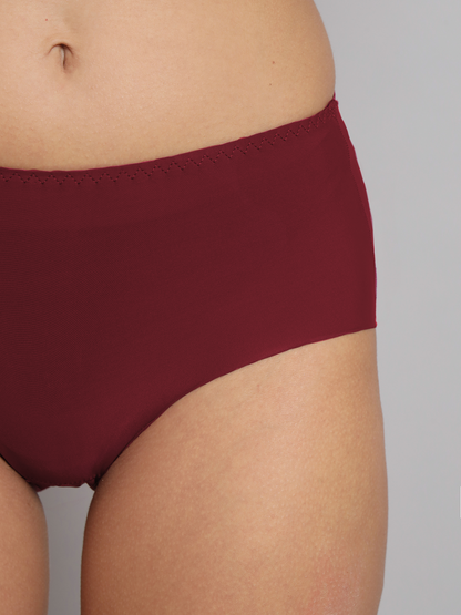 revoue invisible panty line seamless laser cut medium rise full coverage hipster panty
