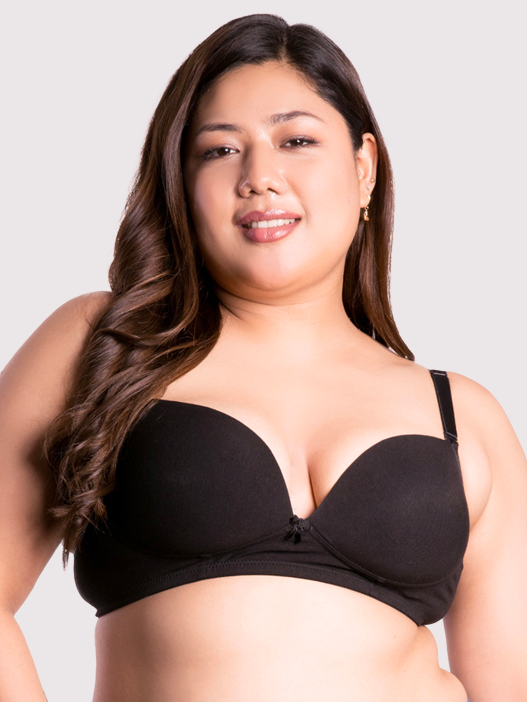 revoue comfy padded wirefree low coverage t-shirt bra