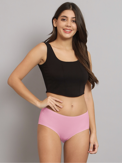 revoue invisible panty line seamless laser cut medium rise full coverage hipster panty