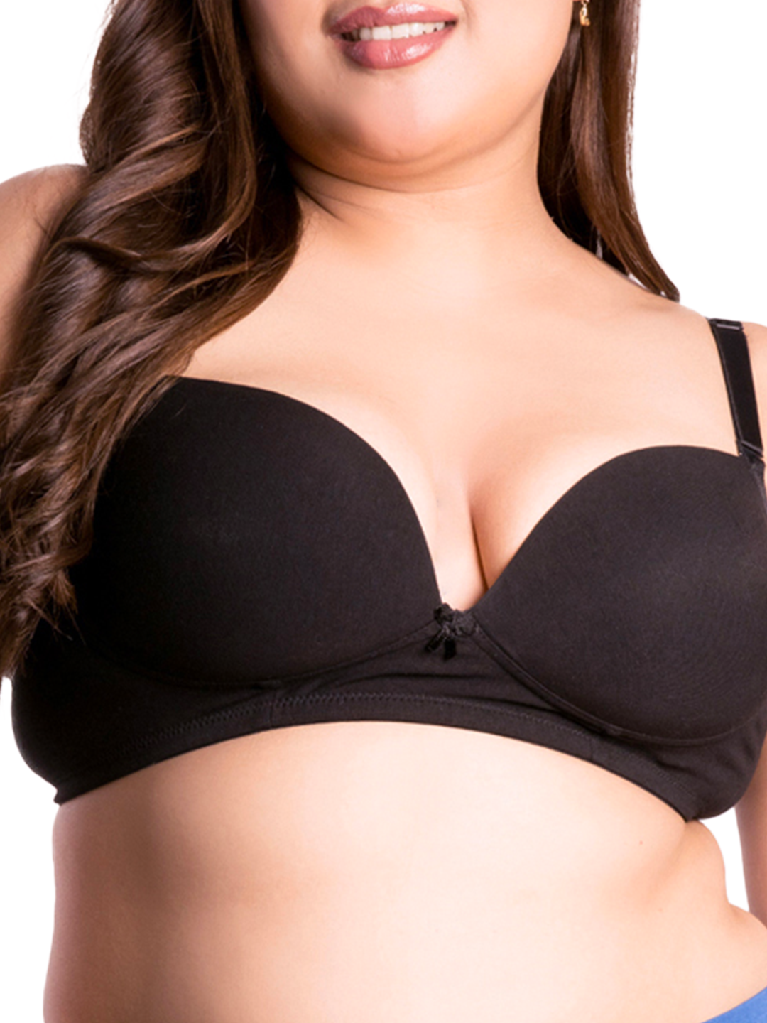 revoue comfy padded wirefree low coverage t-shirt bra