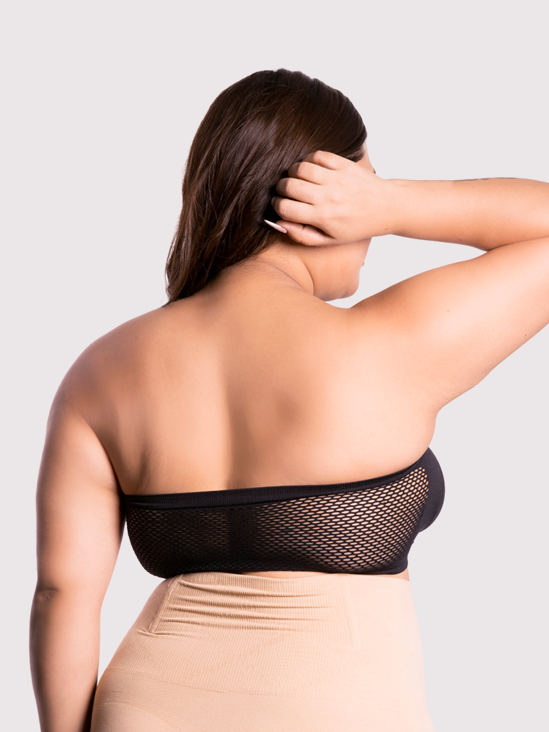 revoue wirefree strapless nylon elastane full coverage tube bra