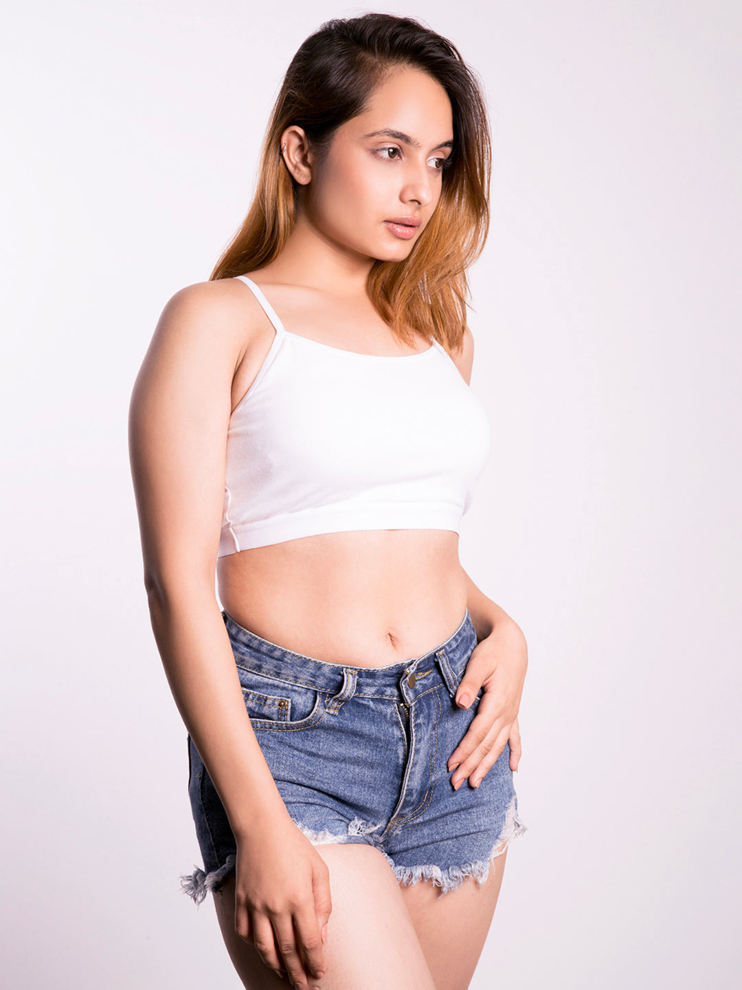 revoue trendy stretch wirefree cotton elastane full coverage teenage bra