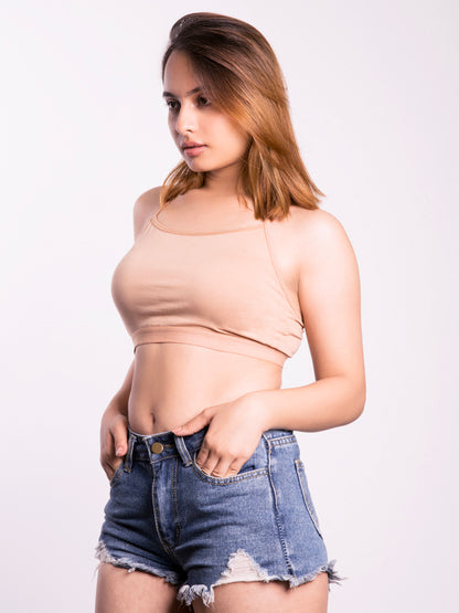 revoue trendy stretch wirefree cotton elastane full coverage teenage bra