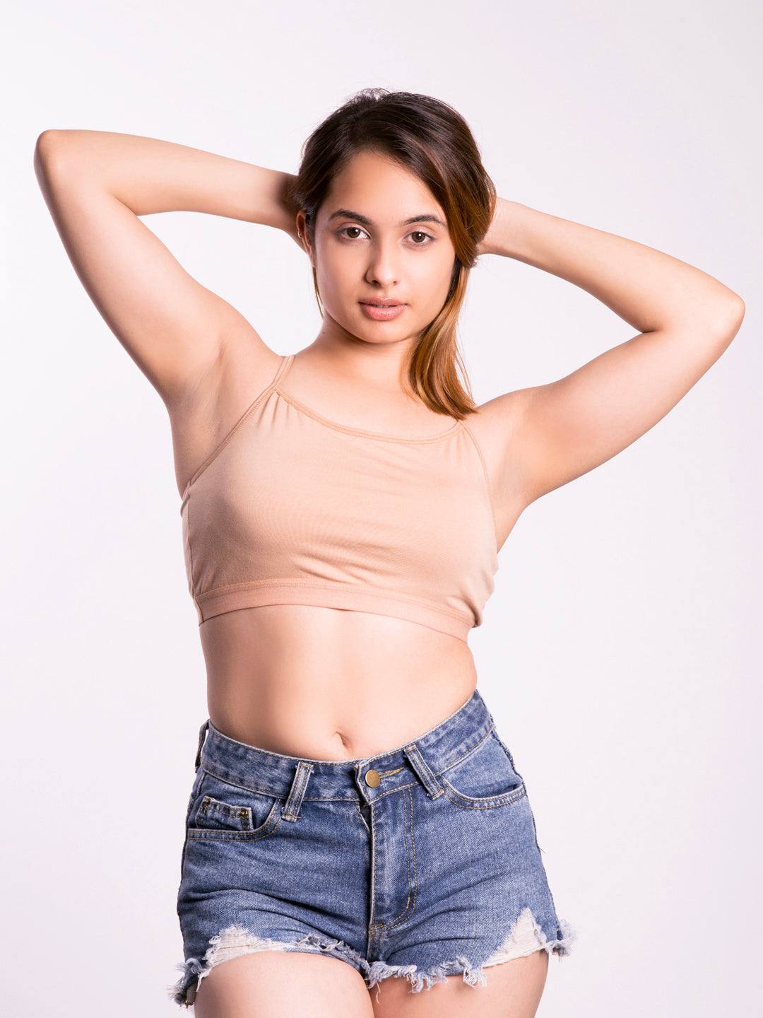 revoue trendy stretch wirefree cotton elastane full coverage teenage bra