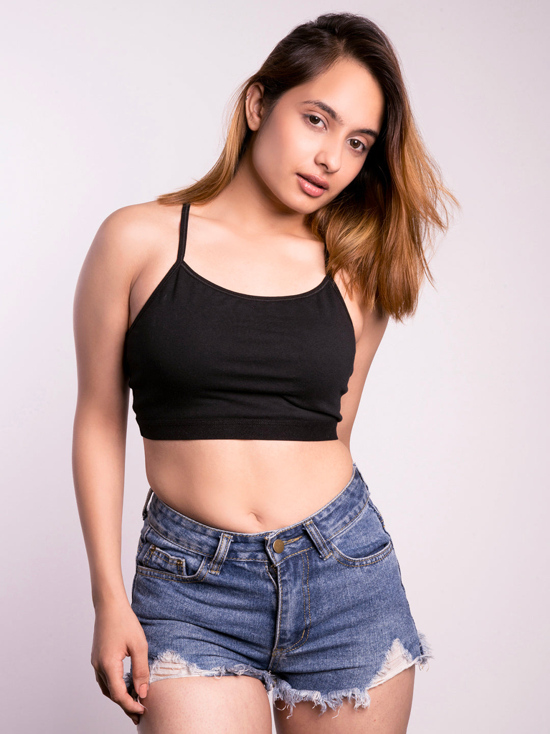 revoue trendy stretch wirefree cotton elastane full coverage teenage bra