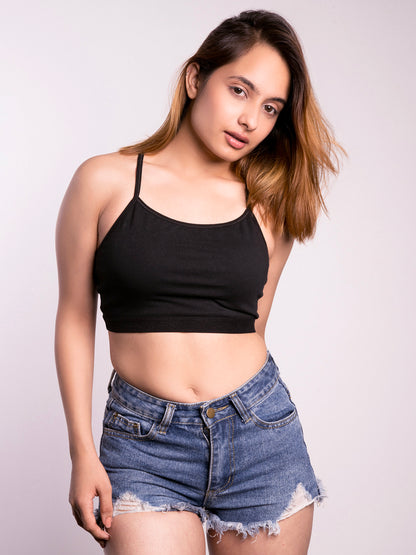revoue trendy stretch wirefree cotton elastane full coverage teenage bra
