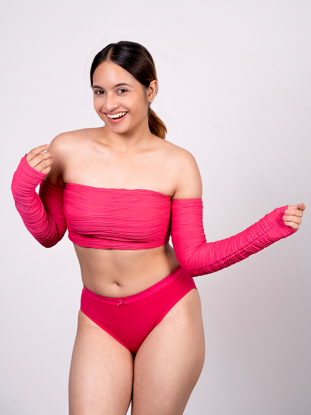revoue modern low waist no marks cotton bikini panty