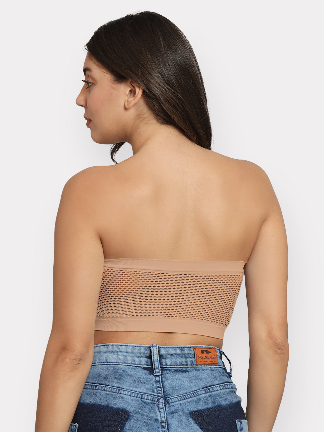 revoue wirefree strapless nylon elastane full coverage tube bra
